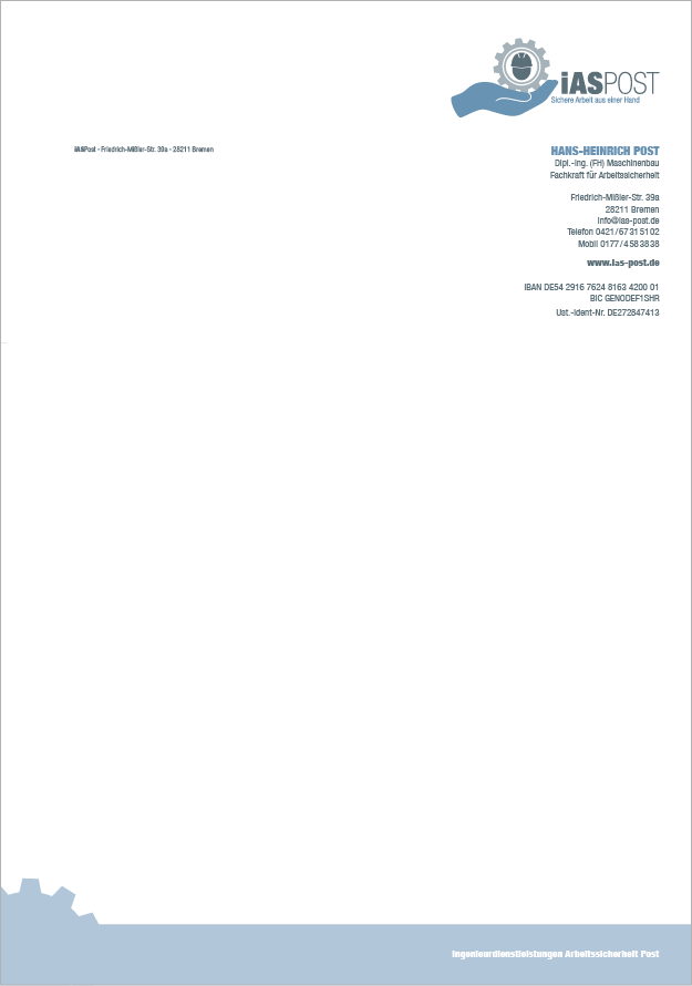 Corporate Design IAS-Post